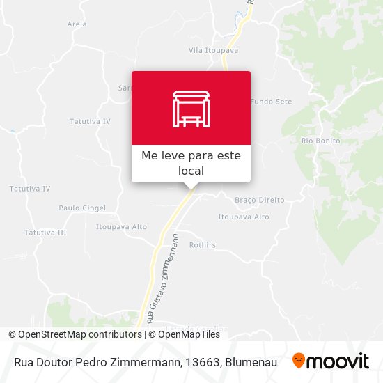 Rua Doutor Pedro Zimmermann, 13663 mapa