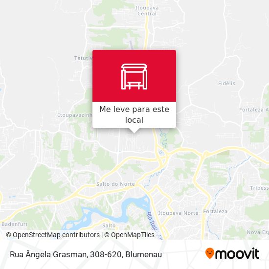 Rua Ângela Grasman, 308-620 mapa