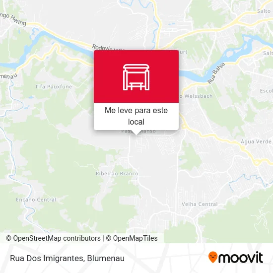 Rua Dos Imigrantes mapa