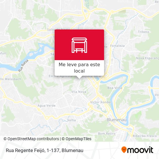 Rua Regente Feijó, 1-137 mapa