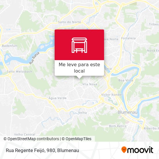 Rua Regente Feijó, 980 mapa
