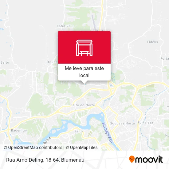 Rua Arno Deling, 18-64 mapa