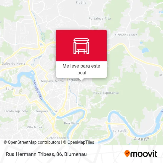 Rua Hermann Tribess, 86 mapa