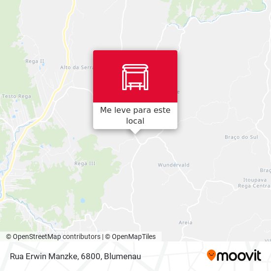 Rua Erwin Manzke, 6800 mapa