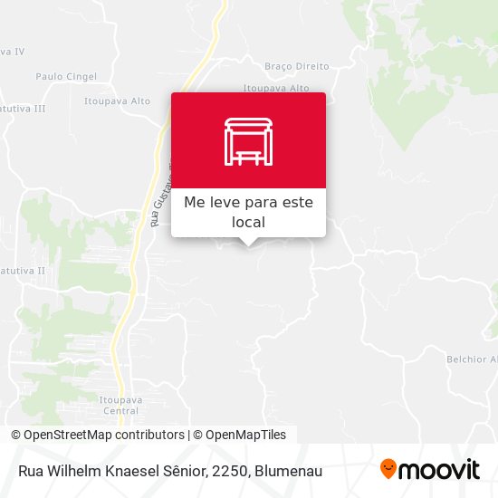 Rua Wilhelm Knaesel Sênior, 2250 mapa