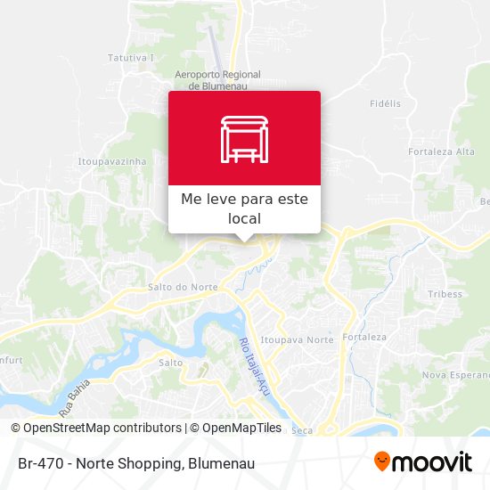 Br-470 - Norte Shopping mapa