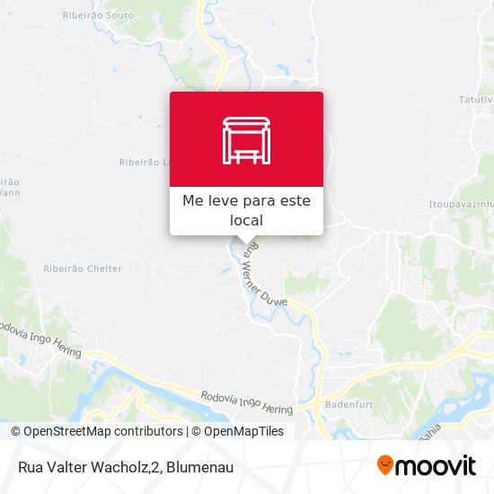 Rua Valter Wacholz,2 mapa