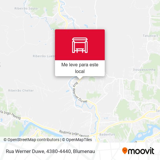 Rua Werner Duwe, 4380-4440 mapa