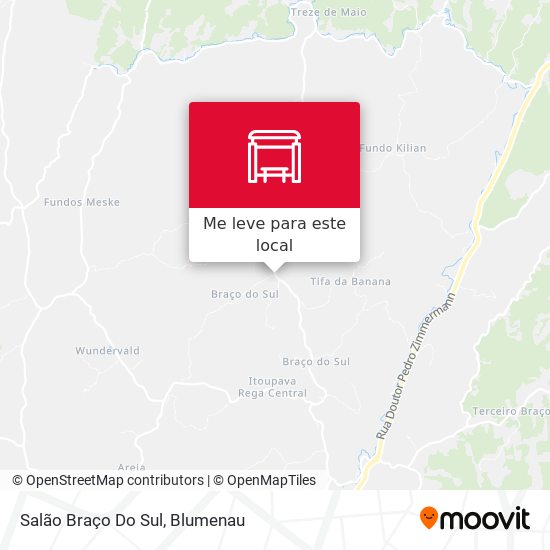 Salão Braço Do Sul mapa