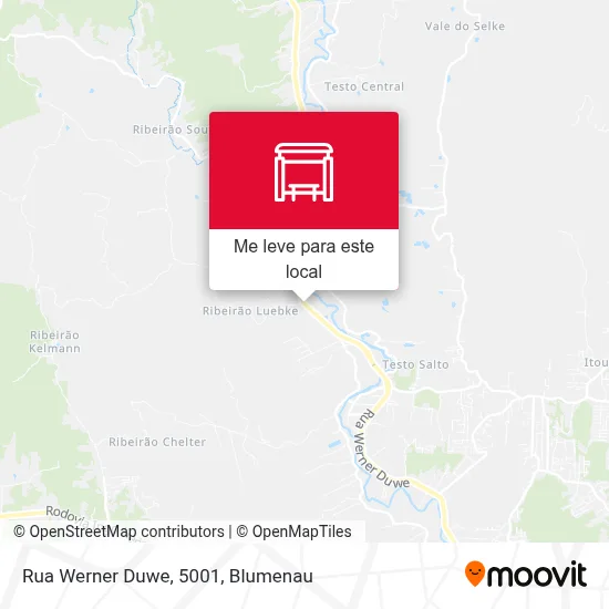 Rua Werner Duwe, 5001 mapa