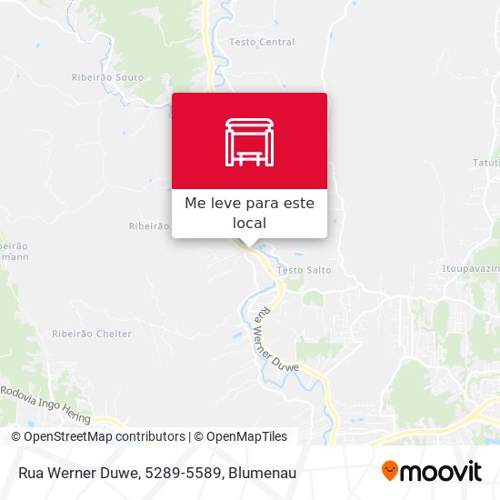 Rua Werner Duwe, 5289-5589 mapa