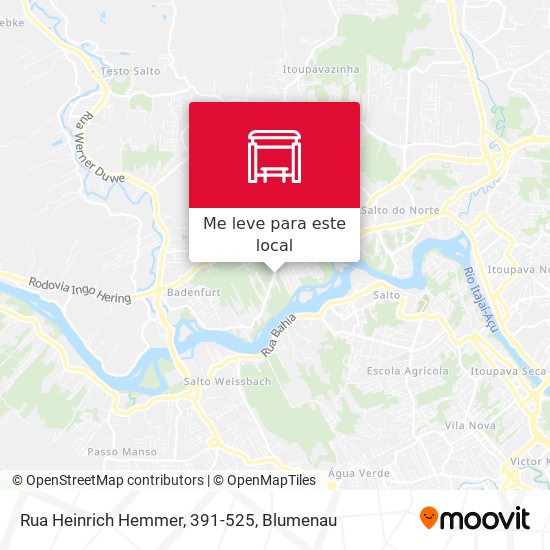 Rua Heinrich Hemmer, 391-525 mapa