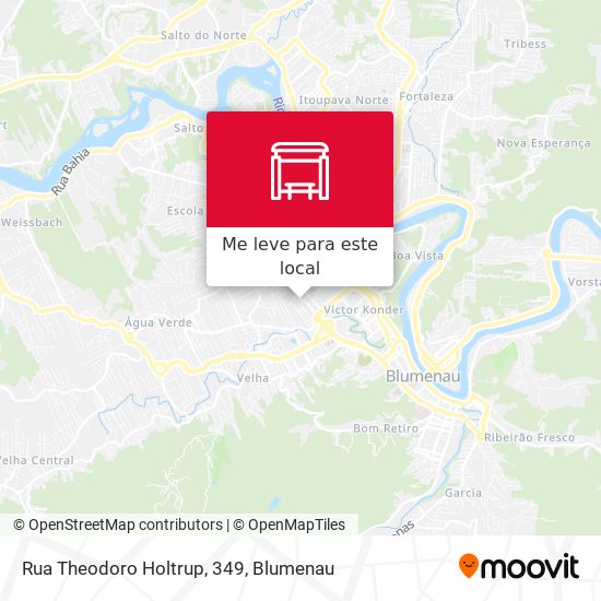 Rua Theodoro Holtrup, 349 mapa
