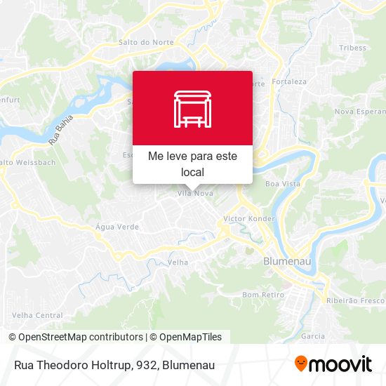 Rua Theodoro Holtrup, 932 mapa