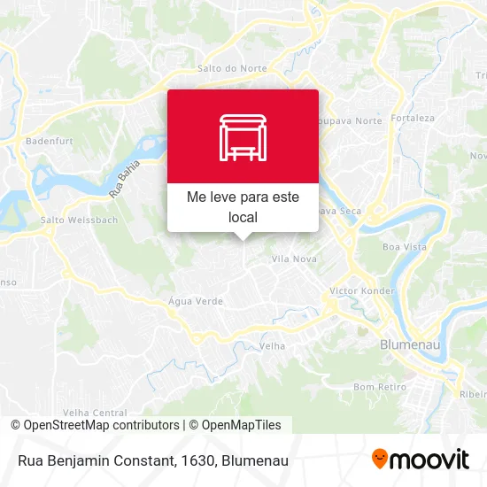 Rua Benjamin Constant, 1630 mapa