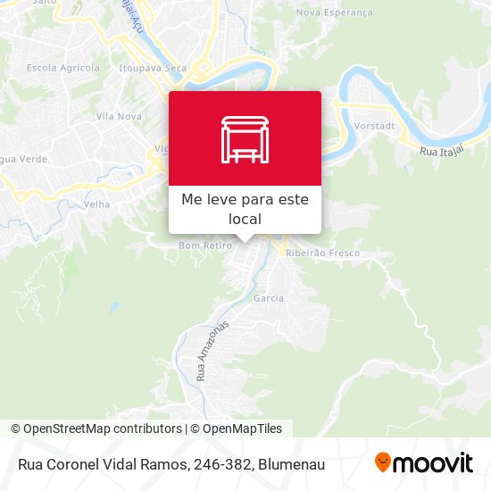 Rua Coronel Vidal Ramos, 246-382 mapa