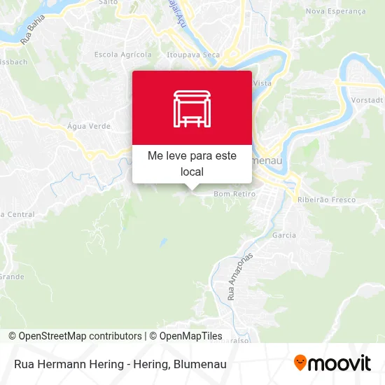 Rua Hermann Hering - Hering mapa