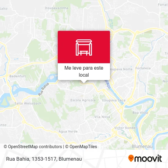 Rua Bahia, 1353-1517 mapa