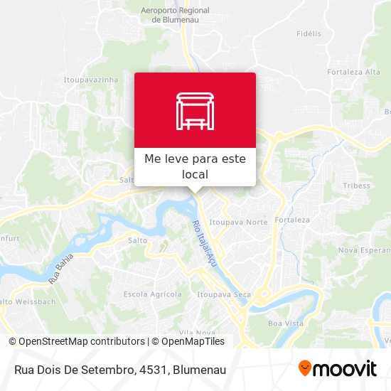 Rua Dois De Setembro, 4531 mapa