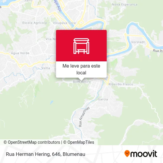 Rua Herman Hering, 646 mapa