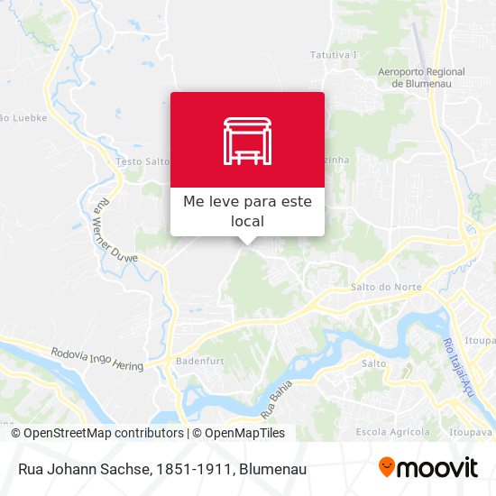 Rua Johann Sachse, 1851-1911 mapa