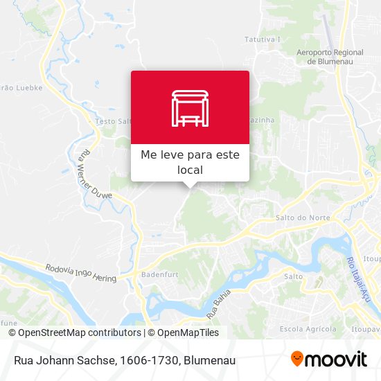 Rua Johann Sachse, 1606-1730 mapa