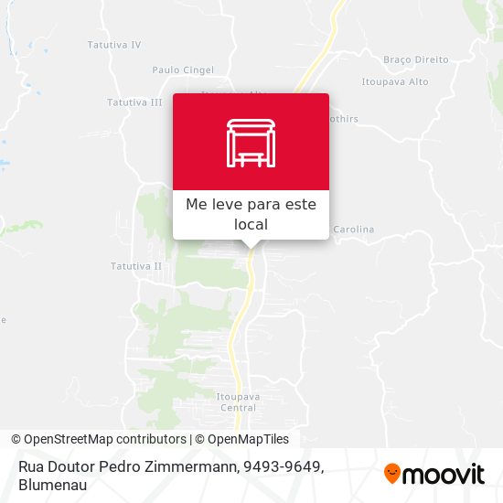 Rua Doutor Pedro Zimmermann, 9493-9649 mapa