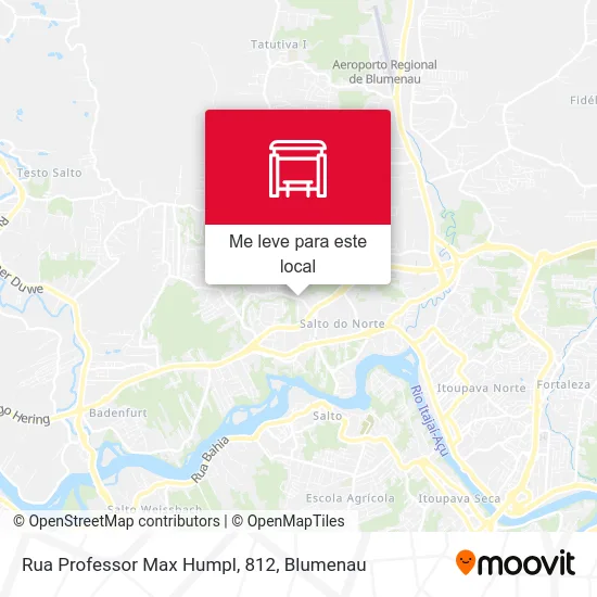 Rua Professor Max Humpl, 812 mapa