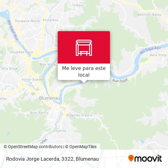 Rodovia Jorge Lacerda, 3322 mapa