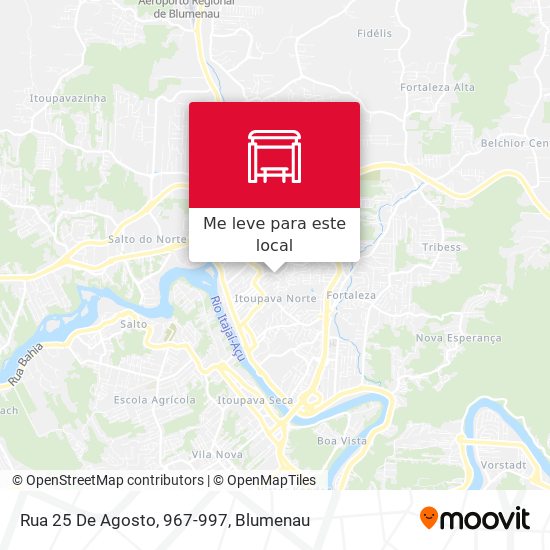 Rua 25 De Agosto, 967-997 mapa