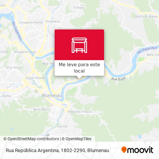 Rua República Argentina, 1802-2290 mapa