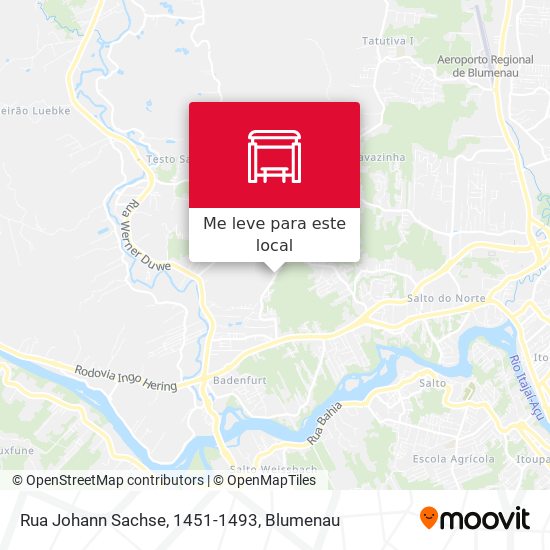 Rua Johann Sachse, 1451-1493 mapa