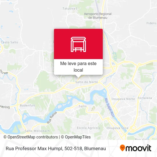 Rua Professor Max Humpl, 502-518 mapa
