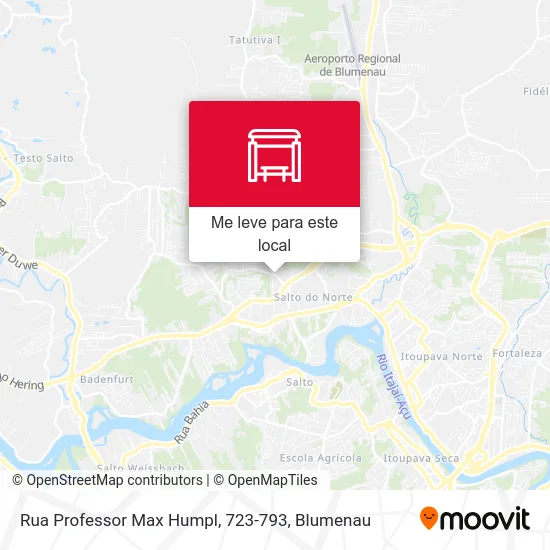 Rua Professor Max Humpl, 723-793 mapa