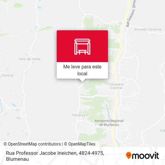 Rua Professor Jacobe Ineichen, 4824-4975 mapa
