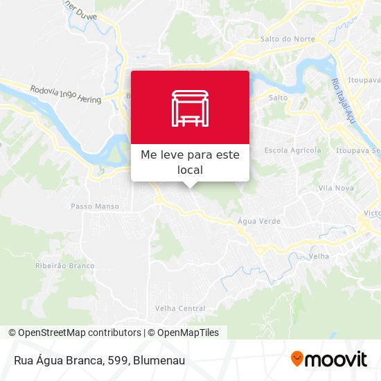 Rua Água Branca, 599 mapa
