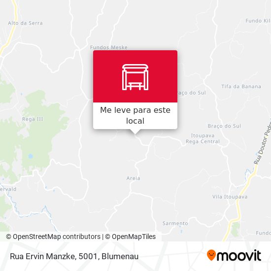 Rua Ervin Manzke, 5001 mapa