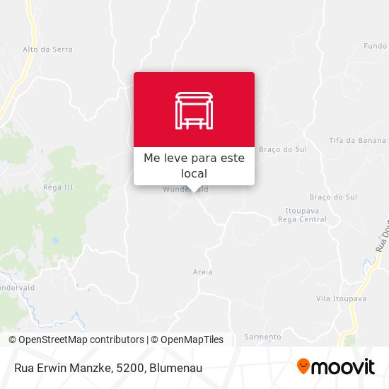 Rua Erwin Manzke, 5200 mapa