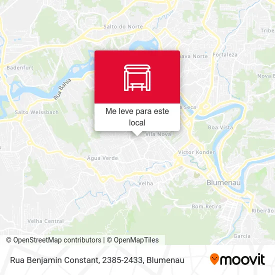 Rua Benjamin Constant, 2385-2433 mapa