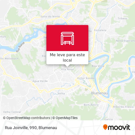 Rua Joinville, 990 mapa