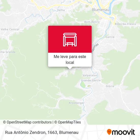 Rua Antônio Zendron, 1663 mapa