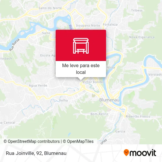Rua Joinville, 92 mapa