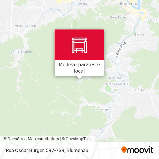 Rua Oscar Bürger, 597-739 mapa