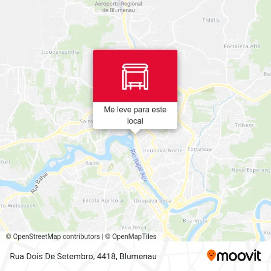Rua Dois De Setembro, 4418 mapa