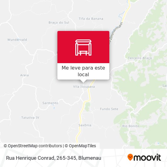 Rua Henrique Conrad, 265-345 mapa