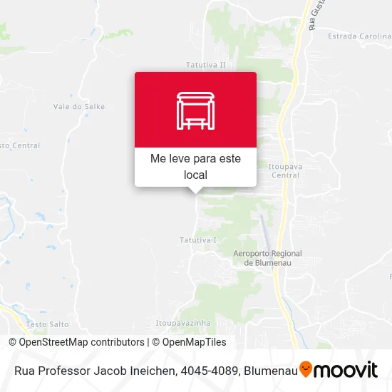 Rua Professor Jacob Ineichen, 4045-4089 mapa