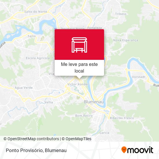 Ponto Provisório mapa