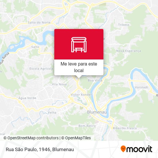 Rua São Paulo, 1946 mapa