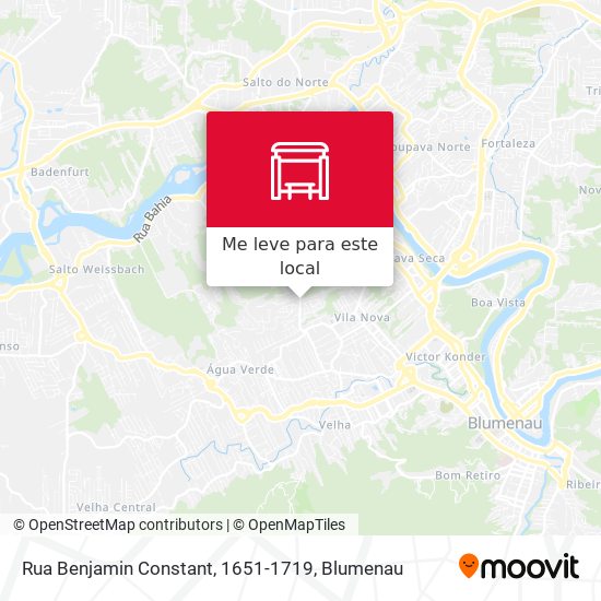 Rua Benjamin Constant, 1651-1719 mapa