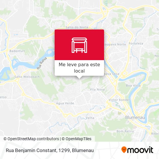 Rua Benjamin Constant, 1299 mapa